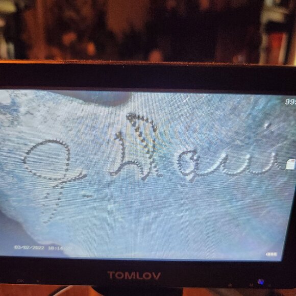 Vintage Navajo Sterling Silver Ring With Sugilite Oval Stone Signed J. Hatti Siz - Picture 4 of 6